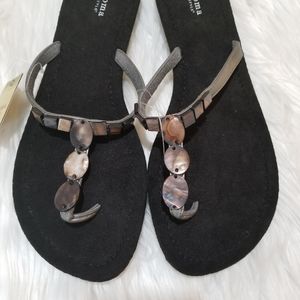 SONOMA Black Sandals Size Large 9-10.